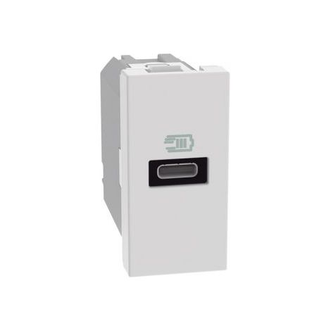 Bticino MatixGo Caricatore USB con una porta tipo C - 20W Bianco - JW4192C