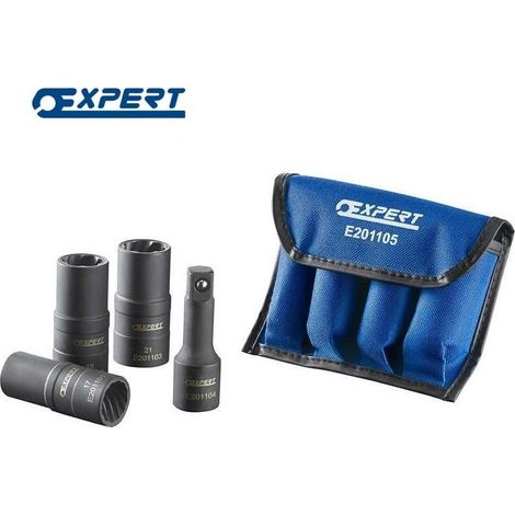 EXPERT 3 BUSSOLE ELICOIDALI ESTRATTORI 1/2" PER DADI E BULLONI DANNEGGIATI E201105