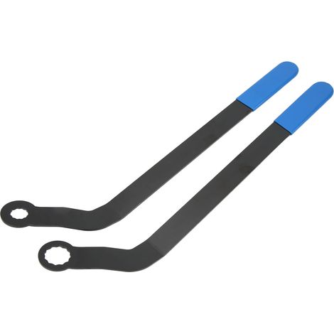 Ensemble d'outils pour courroie serpentine en deux pièces, en acier au carbone, taille 11 6 210, adapté aux moteurs à essence N12, N14, N16 et N18 fabriqués en 2007 et après. (1/5)