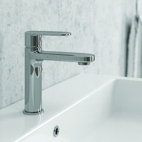 Rubinetto lavabo monocomando in ottone cromato  Lara-910L kamalu