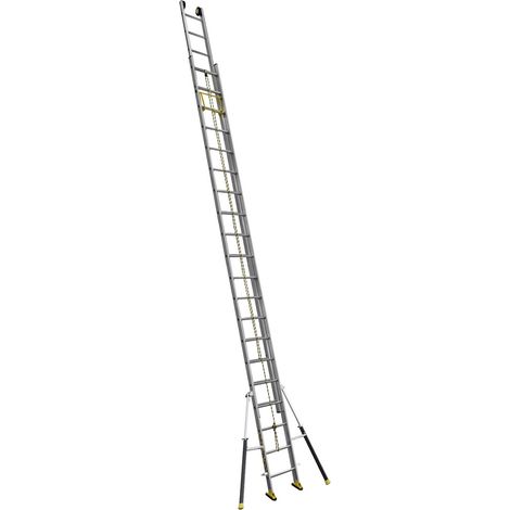 CENTAURE Echelle coulissante 2 plans à corde C2 STAB' 5m75/10m25 (1/3)