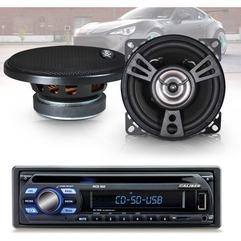 Calibre RCD122 paquete de coches 75W x 4 + 2 altavoces de 100W XSound (1/4)