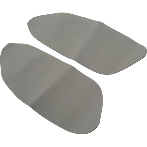 2 Türarmlehnenbezüge für die Vordertüren, links und rechts, aus Mikrofaserleder, passend für Honda Accord Crosstour, grau (1/5)