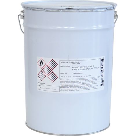 ANTIRUGGINE PROTETTIVA A RAPIDA ESSICCAZIONE 'COLOREA' Kg. 25 Rossa  - COLOREA