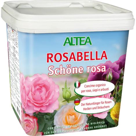 Altea Rosabella Engrais organique granulaire pour rosiers, haies et arbustes