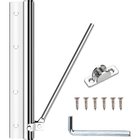 Cierrapuertas, Cierrapuertas Automatico, Muelle Cierrapuertas, Ajustable Muelle Puerta, Cierrapuertas de Acero Inoxidable con Tornillos, Para Puertas de Interior y Exterior para el Hogar, la Oficina (1/5)