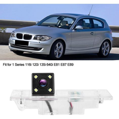 Caméra de recul CCD HD 170° IP67 pour stationnement et assistance au stationnement, compatible avec BMW Série 1 116i, 120i, 135i, 640i, E81, E87 et E89 (1/5)