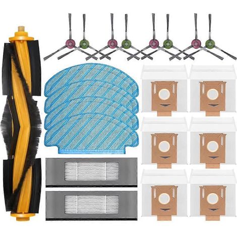 Accessoires pour ECOVACS Deebot T8, AIVI, T9, AIVI, N8 Pro, AIVI, N9, N10 et N10 Plus : brosse principale, brosse latérale, filtre, sac à poussière, filtre (1/5)