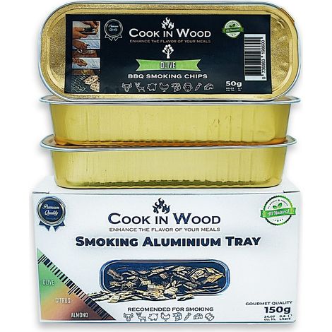 Cook In Wood - Al-Tray Virutas Ahumado de madera de frutales (1/2)