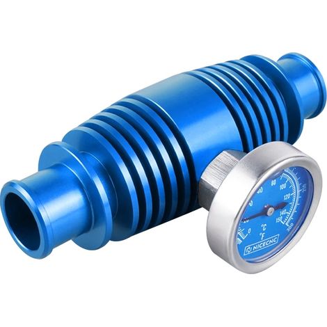 Indicador de temperatura del agua del radiador, construcción duradera, refrigeración mejorada, azul. (1/2)