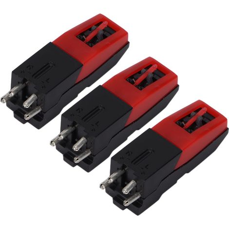 Aiguille De Lecteur Vinyle - Remplacement Stylus Pour Tourne-Disque LP - Accessoire En Abs Robuste - Lot De 3 Pièces (1/5)