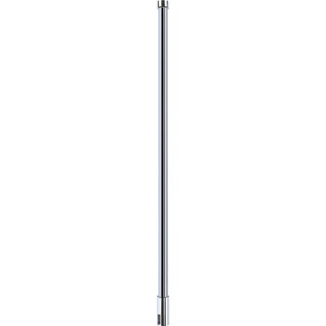 Schulte – Fixation au plafond 80 cm pour paroi de douche – Barre de stabilisation chromée – Pour verre 5 à 8 mm – Raccourcissable selon besoin - E100324-41