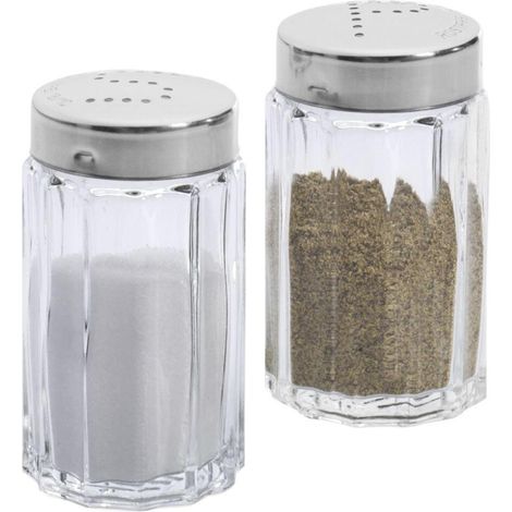 Westmark Peper en Zout Set Glas/RVS (1/3)