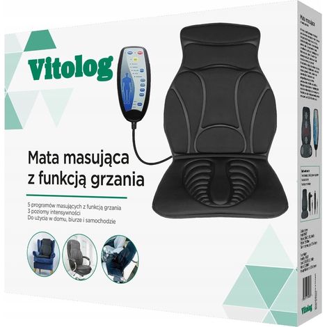 Esterilla de masaje vibratoria para espalda, cuello, columna vertebral y cuerpo. (1/5)