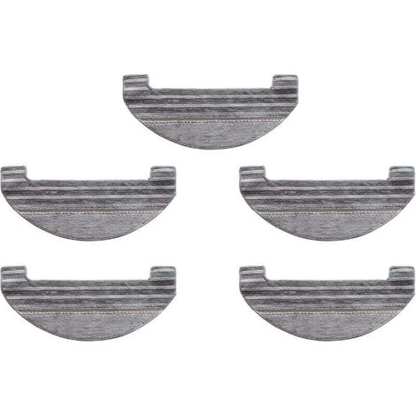 YMYNY Lot de 5 serpillères lavables et réutilisables pour aspirateur robot Ultenic T10 (1/4)