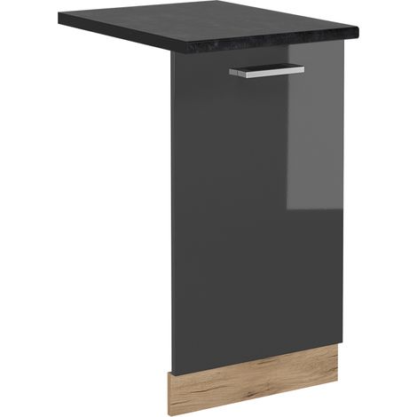 Coperchio per lavastoviglie R-Line, Antracite lucido, 45 cm , PL Antracite, Vicco