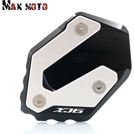 (Noir) Compatible avec Yamaha XJ6 XJ6F XJ6N DIVERSION 2009-2015 : béquille latérale CNC, extension et support. Maxpower (1/3)