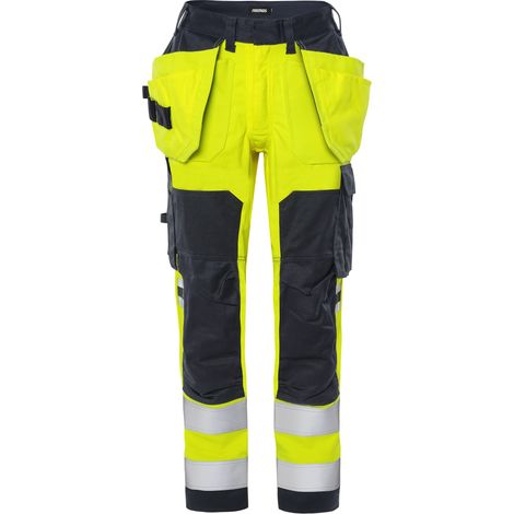 FRISTADS 300374-171 Flamestat High Vis Handwerker Stretch Hose Kl. 2 Damen 2164 (1/2)