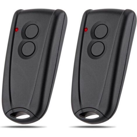 Télécommande de porte de garage, télécommande de porte de volet roulant sans fil à 2 boutons 433MHZ, compatible avec Ecostar RSC2-433, télécommande de porte RSE2-433, paquet de 2 Télécommande et émett (1/5)