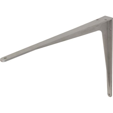 Équerre étagère en aluminium argent Herakles 500 x 450 mm - Par (1/2)