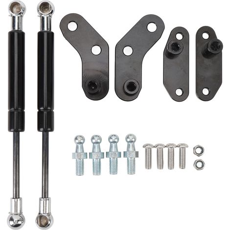 Kit di apertura porte UTV, ammortizzatori anteriori e posteriori, ricambio in alluminio per Maverick X3 Max, nero (1/5)