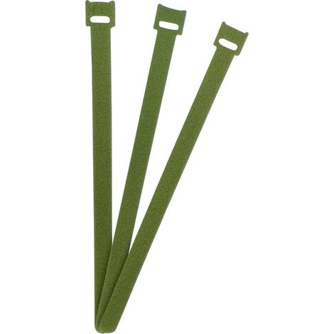 FASTECH® Fascette a strappo per raggruppare Lato morbido e lato rigido (L x L) 250 mm x 13 mm Verde 100 pz.