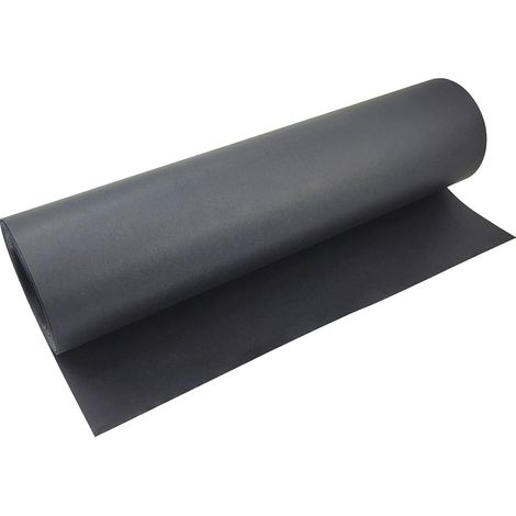 Rouleau De Papier Kraft Noir - 30,5 Cm X 30,5 M - Pour Emballage Artisanal Decoration Et Protection - 1 Pièce (1/5)