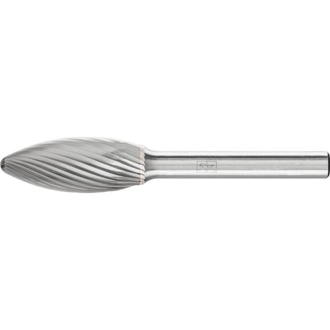 PFERD TOOLS Hartmetall Frässtift Flamme B Ø 12x30mm Schaft-Ø 6 mm Z3 universal mittel (1/5)