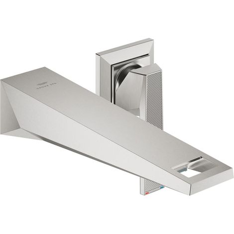 2L-WT-Mur-bat. Tout. Bril. PC 29517 FMS Poignée Structure nervurée super acier (1/3)