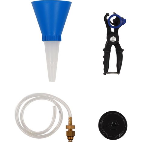 Kit d'outils pour vidange d'huile (4 pièces) : clé à filtre à huile, entonnoir réutilisable et tube de vidange inclus, pour moteurs 2.0 à 5.7L. (1/5)