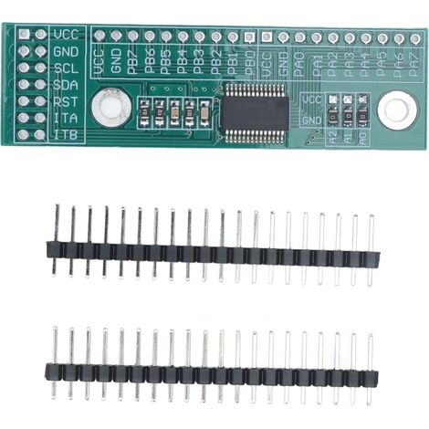 Module extension E/S I2C 16 bits – Carte entrée/sortie MCP23017‑E/SS – Expansion pour microcontrôleurs (1/5)
