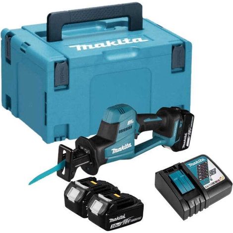 Scie sabre récipro 18V LXT (2x3,0 Ah) en coffret MAKPAC - MAKITA DJR189RFJ