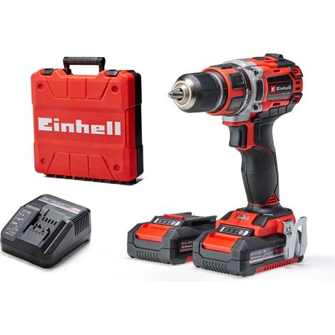 Einhell Professional Akku-Bohrschrauber TP-CD 18/50 Li BL Kit Power X-Change (18 V, Brushless, 50 Nm, 2 Gang, 13 mm Bohrfutter, inkl. 2x 2,0 Ah Akkus + Ladegerät) (1/5)