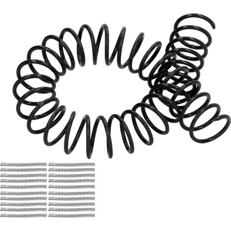20 spirales de reliure plastique 19mm 3/4in diamètre intérieur, 30 trous, pour cahiers A4 A5, noir, lot de 20 pièces (1/5)
