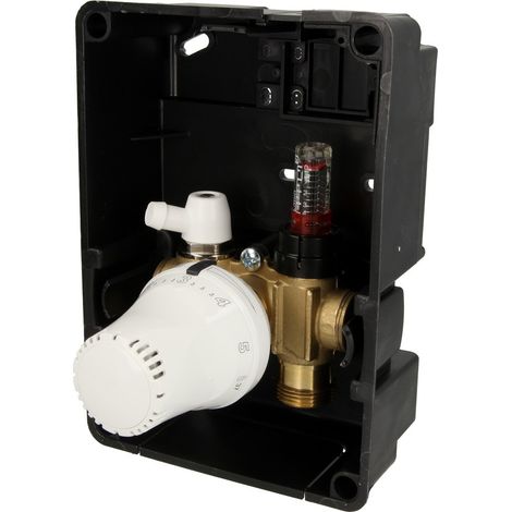 Boîtier de réglage Simplex TH robinet thermostatique extérieur Exclusiv blanc