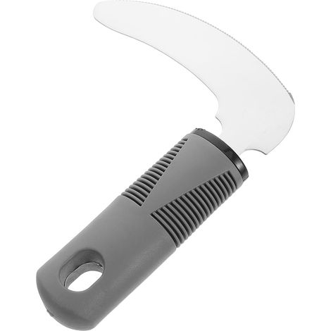Ustensiles De Cuisine Adaptatifs En Acier Inoxydable Anti-Tremblement Pour Seniors Couteau Ergonomique D'Aide À L'Alimentation IndéPendante Et RééDucation Manuelle 6.18X4.84X1.10In (1/5)