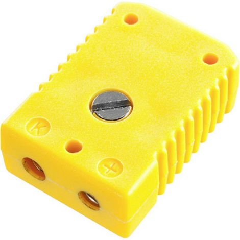 B + B Thermo-Technik Couplage standard type K, jaune  -50…+120 °C jaune Contenu: 1 pc(s)