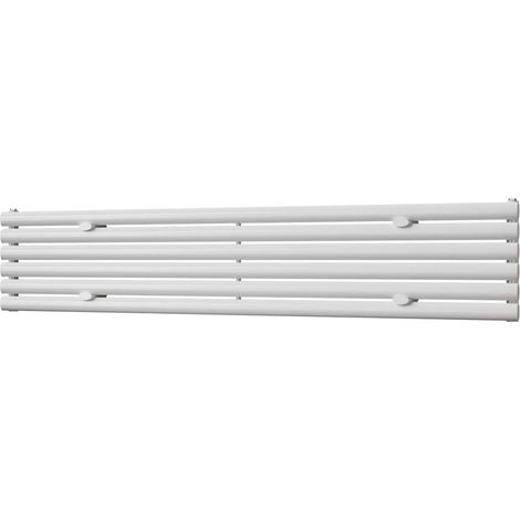 Omeara Axis - White Horizontal Radiator H348mm x W1800mm Single Panel (1/3)