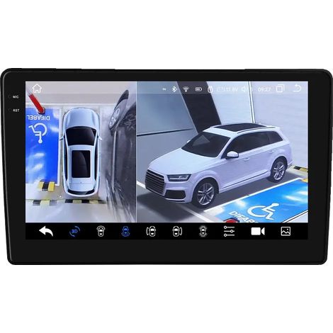 Lecteur multimédia pour voiture, écran tactile, prend en charge plusieurs formats, compatible avec Citroën Berlingo B9 / Peugeot Partner 2008-2019, QS8 avec Caméra 360 (1/2)