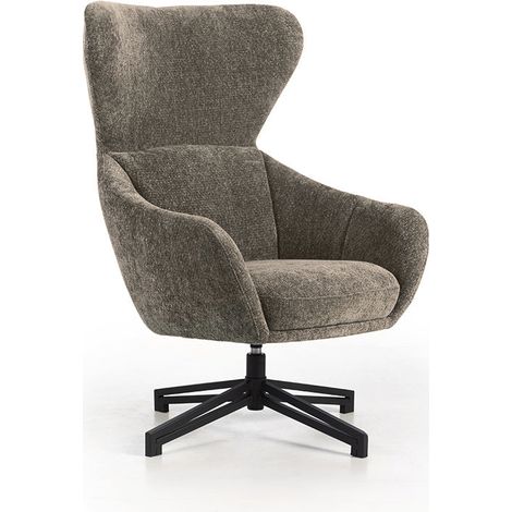 Sillon Alba. Butaca Giratoria Relax, 1 Plaza, Marron (1/5)