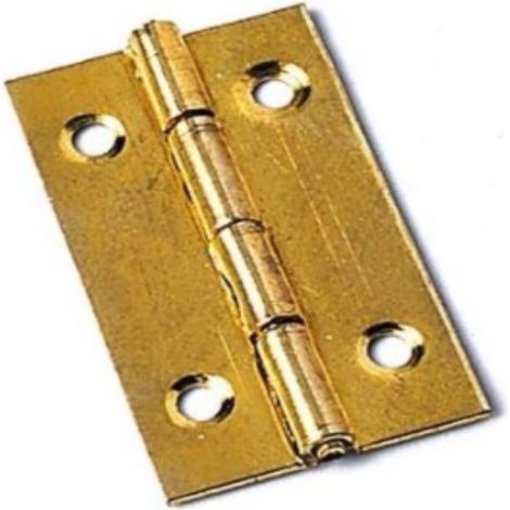 ORECA - 8 CERNIERE PIANE CON PERNO FISSOOTTONATE - PER COFANETTI 20X13MM