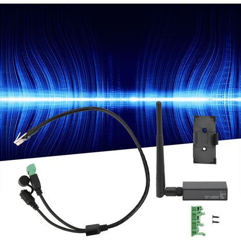 RS485 zu Wi-Fi-Funkmodul (RJ45-Schnittstelle), serieller Server, kompaktes Format, 5-36 V DC-Stromversorgung. (1/5)