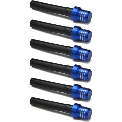 Lot de 6 bouchons de valve de réservoir de carburant pour moto tout-terrain, VTT, tout-terrain (1/4)