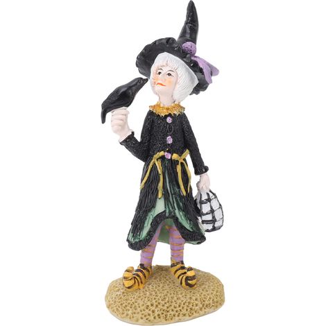 Figurines de poupées de sorcière en résine faites à la main, charmantes décorations, ornements pour bureau, chambre à coucher, bureau (1/5)