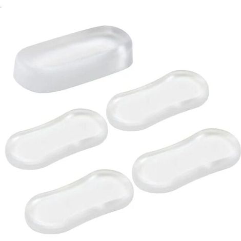 5 Pièces Pare-Chocs Siege De Toilette, Kit de Tampon Abattant WC, pour la Maison, hôtel (1/4)