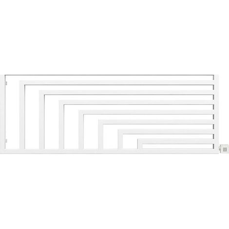 Elektrischer Heizkörper, Weiß - (HxL) 360x1140 mm - 400 Watts - 400 Watt - ANG360-1140HE2B