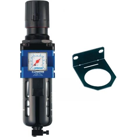 Prevost KTM SM3 Filtro regolatore con manometro e staffa di fissaggio