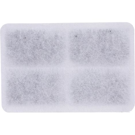 Ensemble de 4 filtres à eau au charbon actif et filtres à éponge pour fontaine à eau pour chiens et chats (1/5)