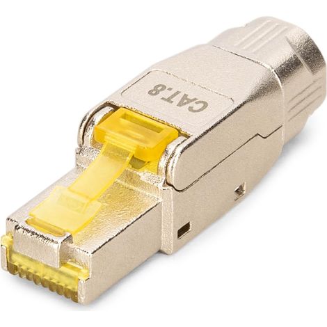 Connecteur réseau RJ45 - DIGITUS - DN-93838 - Cat 8.1 - Blindage 360° - Montage sans outil