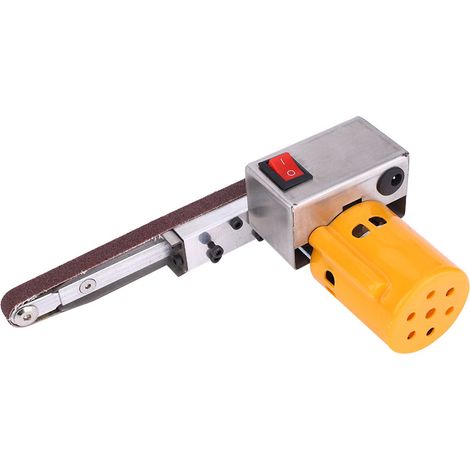 Handschleif- und Poliermaschine, DIY Mini-Elektrobandschleifer, Winkelschleifer, 110–220 V, EU-Stecker 110–220 V (1/5)